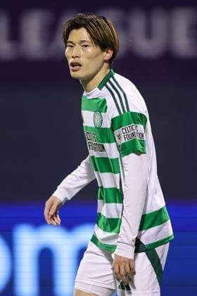 Kyogo Furuhashi of Celtic Dinamo Zagreb v Celtic, UEFA Champions League, Group Stage, Football, Maksimir Stadium, Zagreb, Croatia, UK - 10 Dec 2024 EDITORIAL USE ONLY No use with unauthorised audio, video, data, fixture lists, club league logos or live services. Online in-match use limited to 120 images, no video emulation. No use in betting, games or single club league player publications. Copyright: xNikolaxKrstic Shutterstockx 14984446ah