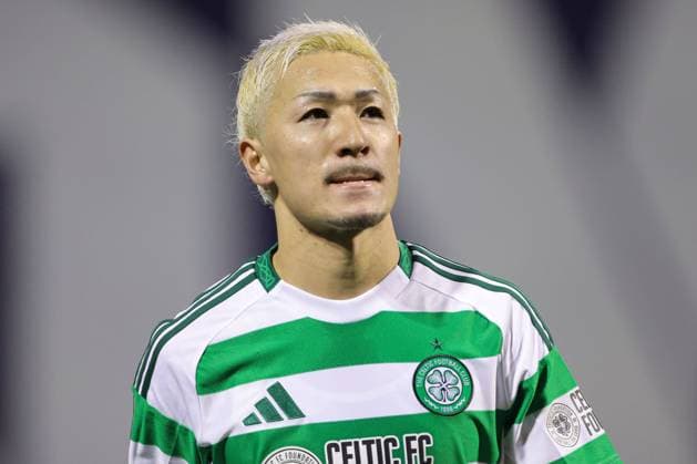 Daizen Maeda of Celtic Dinamo Zagreb v Celtic, UEFA Champions League, Group Stage, Football, Maksimir Stadium, Zagreb, Croatia, UK - 10 Dec 2024 EDITORIAL USE ONLY No use with unauthorised audio, video, data, fixture lists, club league logos or live services. Online in-match use limited to 120 images, no video emulation. No use in betting, games or single club league player publications. Copyright: xNikolaxKrstic Shutterstockx 14984446cb