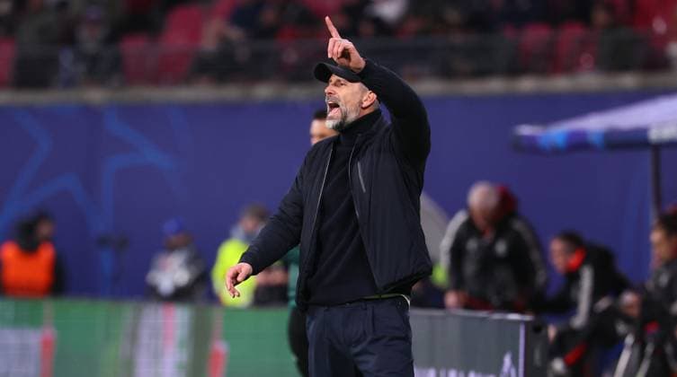 RB Leipzig Aston Villa Champions League Leipzig, 10 12 2024, Red Bull Arena, Football, UEFA Champions League, Matchday 6 , RB Leipzig vs Aston Villa , In the picture Coach Marco Rose, RB Leipzig , For editorial use only , UEFA regulations prohibit any use of photographs as image sequences and or quasi video ,