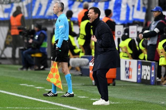 Coach Xabi Alonso Bayer 04 Leverkusen emotional GER, Bayer 04 Leverkusen vs Inter Milan, Football, UEFA Champions League, League Phase, 2024 2025 Season, 10 12 2024 DFL REGULATIONS PROHIBIT ANY USE OF PHOTOGRAPHS AS IMAGE SEQUENCES AND OR QUASI VIDEO GER, Bayer 04 Leverkusen vs Inter Milan, Football, UEFA Champions League, League Phase, 2024 2025 Season, 10 12 2024 Leverkusen Copyright: xEibner-Pressefoto ThomasxThienelx EP_TTL