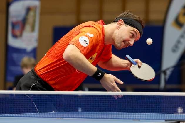 Timo Boll Borussia Duesseldorf controls the ball, 1 mens table tennis Bundesliga, TTC Schwalbe Bergneustadt vs Borussia Duesseldorf, Burstenhalle, December 11, 2024 in Bergneustadt, Germany Photo by Marco Steinbrenner DeFodi Images Timo Boll Borussia Duesseldorf controls the ball, 1 mens table tennis Bundesliga, TTC Schwalbe Bergneustadt vs Borussia Duesseldorf, Burstenhalle, December 11, 2024 in Bergneustadt, Germany Photo by Marco Steinbrenner DeFodi Images Defodi 700 berg dus 20241211 001 Defodi-700