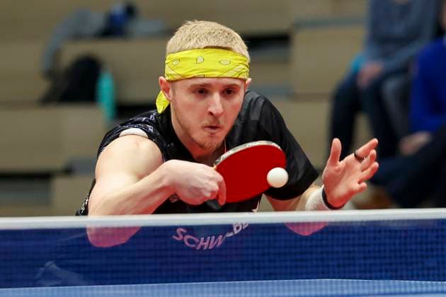 Romain Ruiz TTC Schwalbe Bergneustadt controls the ball, 1 mens table tennis Bundesliga, TTC Schwalbe Bergneustadt vs Borussia Duesseldorf, Burstenhalle, December 11, 2024 in Bergneustadt, Germany Photo by Marco Steinbrenner DeFodi Images Romain Ruiz TTC Schwalbe Bergneustadt controls the ball, 1 mens table tennis Bundesliga, TTC Schwalbe Bergneustadt vs Borussia Duesseldorf, Burstenhalle, December 11, 2024 in Bergneustadt, Germany Photo by Marco Steinbrenner DeFodi Images Defodi 700 berg dus 20241211 009 Defodi-700