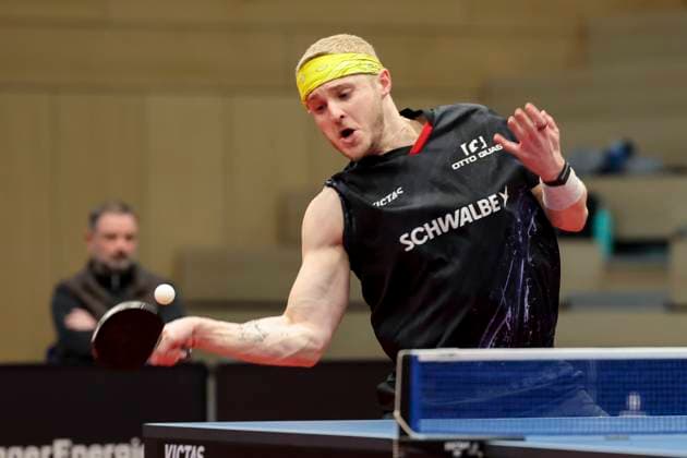 Romain Ruiz TTC Schwalbe Bergneustadt controls the ball, 1 mens table tennis Bundesliga, TTC Schwalbe Bergneustadt vs Borussia Duesseldorf, Burstenhalle, December 11, 2024 in Bergneustadt, Germany Photo by Marco Steinbrenner DeFodi Images Romain Ruiz TTC Schwalbe Bergneustadt controls the ball, 1 mens table tennis Bundesliga, TTC Schwalbe Bergneustadt vs Borussia Duesseldorf, Burstenhalle, December 11, 2024 in Bergneustadt, Germany Photo by Marco Steinbrenner DeFodi Images Defodi 700 berg dus 20241211 010 Defodi-700