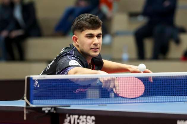 Kanak Jha TTC Schwalbe Bergneustadt controls the ball, 1 mens table tennis Bundesliga, TTC Schwalbe Bergneustadt vs Borussia Duesseldorf, Burstenhalle, December 11, 2024 in Bergneustadt, Germany Photo by Marco Steinbrenner DeFodi Images Kanak Jha TTC Schwalbe Bergneustadt controls the ball, 1 mens table tennis Bundesliga, TTC Schwalbe Bergneustadt vs Borussia Duesseldorf, Burstenhalle, December 11, 2024 in Bergneustadt, Germany Photo by Marco Steinbrenner DeFodi Images Defodi 700 berg dus 20241211 096 Defodi-700