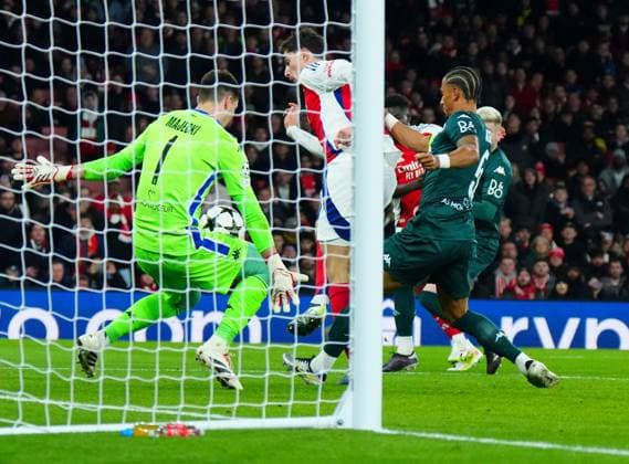 Kai Havertz of Arsenal scores a goal to make it 3-0 Arsenal v Monaco, UEFA Champions League, Group Stage, Football, Emirates Stadium, London, UK - 11 Dec 2024 EDITORIAL USE ONLY No use with unauthorised audio, video, data, fixture lists, club league logos or live services. Online in-match use limited to 120 images, no video emulation. No use in betting, games or single club league player publications. Copyright: xJavierxGarcia Shutterstockx 14984979ad