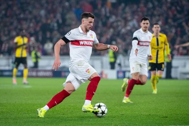 Ermedin Demirovic VfB Stuttgart, 09 on the ball, GER, VfB Stuttgart vs BSC Young Boys Bern, Football, Men, UEFA Champions League, Matchday 6, 2024 2025 season, 11 12 2024 GER, VfB Stuttgart vs BSC Young Boys Bern, Football, Men, UEFA Champions League, Matchday 6, 2024 2025 season, 11 12 2024 Stuttgart Copyright: xEibner-Pressefoto Memmlerx EP_MMR