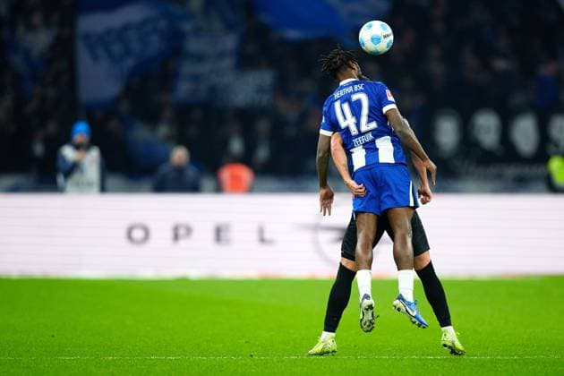 Deyovaisio Zeefuik Hertha BSC, 42 , GER, Hertha BSC vs SC Preussen Muenster, Soccer Men, 2 Bundesliga, Season 2024 2025, Matchday 16, 13 12 2024 DFL REGULATIONS PROHIBIT ANY USE OF PHOTOGRAPHS AS IMAGE SEQUENCES AND OR QUASI VIDEO GER, Hertha BSC vs SC Preussen Muenster, Soccer Men, 2 Bundesliga, Season 2024 2025, Matchday 16, 13 12 2024 Berlin Copyright: xEibner-Pressefotox xClaudiusxRauchx EP_CRH