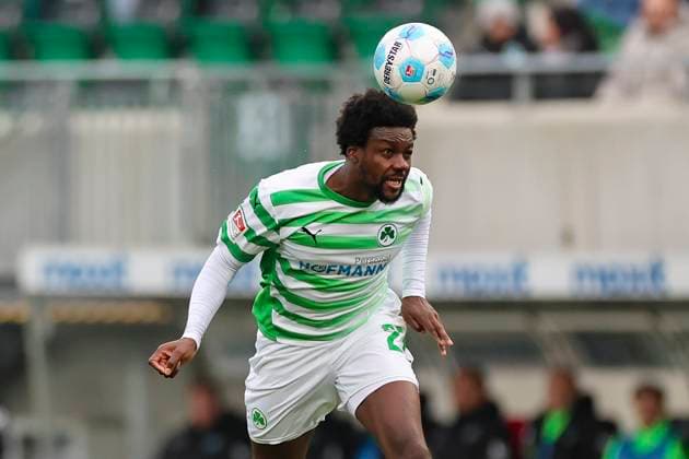 Gidoen Jung SpVgg Greuther Fuerth controls the ball, 2 Bundesliga, SpVgg Greuther Fürth vs Hannover 96, Sportpark Ronhof Thomas Sommer, December 15, 2024 in Fürth, Germany Photo by Marco Steinbrenner DeFodi Images Gidoen Jung SpVgg Greuther Fuerth controls the ball, 2 Bundesliga, SpVgg Greuther Fuerth vs Hannover 96, Sportpark Ronhof Thomas Sommer, December 15, 2024 in Fuerth, Germany Photo by Marco Steinbrenner DeFodi Images DFB DFL REGULATIONS PROHIBIT ANY USE OF PHOTOGRAPHS AS IMAGE SEQUENCES AND OR QUASI VIDEO Defodi 700 fuerth hannover 20241215 032 Defodi-700 DFB DFL REGULATIONS PROHIBIT ANY USE OF PHOTOGRAPHS AS IMAGE SEQUENCES AND OR QUASI-VIDEO.