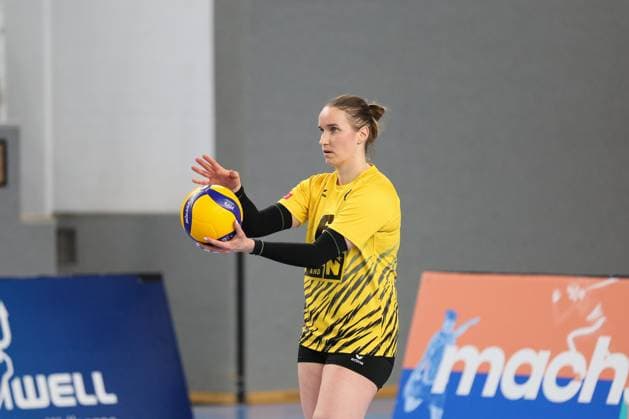 05 01 2025, Linz, AUT, On the road in Upper Austria, Oberbank Steelvolleys Linz Steg, VB NÖ Sokol Post, VB NOE Sokol Post, AVLW, AVL, Austrian Volleyball League Woman, Volleyball, Volleyball Woman, Volleyball League, SNMS Kleinmünchen, Linz, Upper Austria, Austria, in the picture Sina Fuchs, VB NÖ Sokol Post,