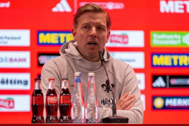 Florian Kohfeldt SV Darmstadt 98, Coach at the post-match press conference, GER Fortuna Duesseldorf vs SV Darmstadt 98, Football, 2 Bundesliga, Matchday 18, Season 2024 2025, 17 01 2025 DFB DFL REGULATIONS PROHIBIT ANY USE OF PHOTOGRAPHS AS IMAGE SEQUENCES AND OR QUASI VIDEO, GER Fortuna Duesseldorf vs SV Darmstadt 98, Football, 2 Bundesliga, Matchday 18, Season 2024 2025, 17 01 2025 Duesseldorf Copyright: xEibner-Pressefoto FabianxFriesex EP_FFE