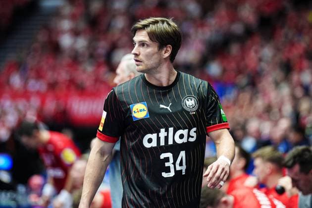 Rune Dahmke Germany, 34 DEN, Denmark vs Germany, Handball, IHF World Championship 2025, Main Group 1, Matchday 1, 21 01 2025 DEN, Denmark vs Germany, Handball, IHF World Championship 2025, Main Group 1, Matchday 1, 21 01 2025 Herning Copyright: xEibner-Pressefoto MarcelxvonxFehrnx EP_MFN