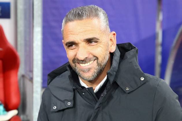 RB Leipzig Sporting Lisbon Champions League Leipzig, 22 01 2025, Red Bull Arena, Football, Men, Season 2024 2025, UEFA Champions League, Matchday 7 , RB Leipzig Sporting Lisbon , In the picture Coach Rui Borges Sporting CP ,