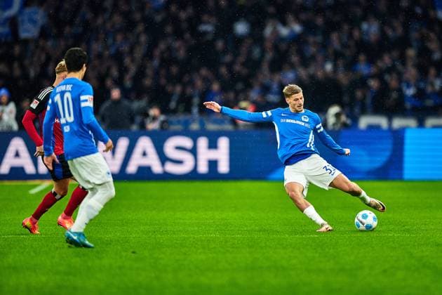 Marton Dardai Hertha BSC, 31 , GER, Hertha BSC vs Hamburger SV HSV , Soccer Men, 2 Bundesliga, Season 2024 2025, Matchday 19, 25 01 2025 DFL REGULATIONS PROHIBIT ANY USE OF PHOTOGRAPHS AS IMAGE SEQUENCES AND OR QUASI VIDEO GER, Hertha BSC vs Hamburger SV HSV , Soccer Men, 2 Bundesliga, Season 2024 2025, Matchday 19, 25 01 2025 Berlin Copyright: xClaudiusxRauch,xEibner-Pressefotox xClaudiusxRauchx EP_CRH