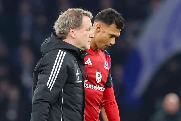 Davie Selke Hamburger SV is substituted due to injury, 2 Bundesliga, Hertha BSC vs Hamburger SV, Olympiastadion, January 25, 2025 in Berlin, Germany Photo by Marco Steinbrenner DeFodi Images Davie Selke Hamburger SV is substituted due to injury, 2 Bundesliga, Hertha BSC vs Hamburger SV, Olympiastadion, January 25, 2025 in Berlin, Germany Photo by Marco Steinbrenner DeFodi Images DFB DFL REGULATIONS PROHIBIT ANY USE OF PHOTOGRAPHS AS IMAGE SEQUENCES AND OR QUASI VIDEO Defodi 700 berlin hsv 20250125 037 Defodi-700 DFB DFL REGULATIONS PROHIBIT ANY USE OF PHOTOGRAPHS AS IMAGE SEQUENCES AND OR QUASI-VIDEO.