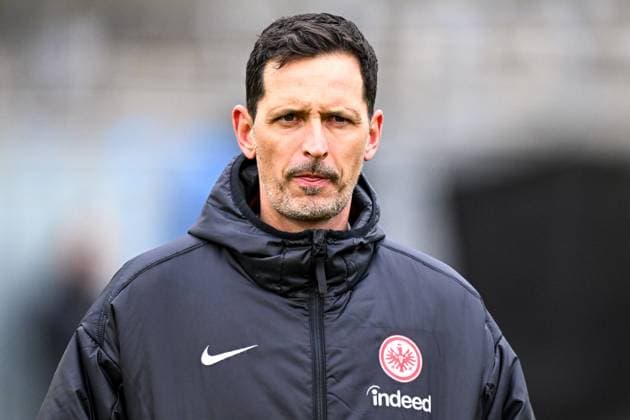 Dino Toppmoeller Eintracht Frankfurt, Coach , GER, Final training, Eintracht Frankfurt, Football, UEFA Europa League, Matchday 8, Season 2024 25, 29 01 2025 GER, Final training, Eintracht Frankfurt, Football, UEFA Europa League, Matchday 8, Season 2024 25, 29 01 2025 Frankfurt am Main Copyright: xEibner-Pressefoto FlorianxWiegandx EP_FWD