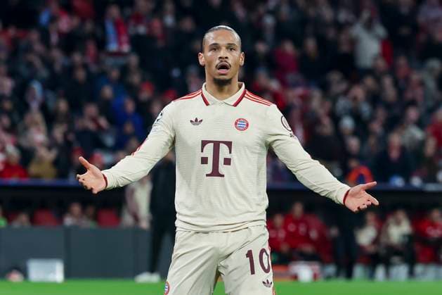Leroy Sane FC Bayern Muenchen looks disappointed, UEFA Champions League 2024 25 League Phase MD8, FC Bayern München v SK Slovan Bratislava, Allianz Arena, January 29, 2025 in Munich, Germany Photo by Marco Steinbrenner DeFodi Images Leroy Sane FC Bayern Muenchen looks dejected, UEFA Champions League 2024 25 League Phase MD8, FC Bayern München v SK Slovan Bratislava, Allianz Arena, January 29, 2025 in Munich, Germany Photo by Marco Steinbrenner DeFodi Images Defodi 700 muenchen bratis 20250129 059 Defodi-700