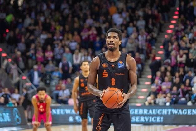 William Christmas NINERS Chemnitz, 08 at free throw Telekom Baskets Bonn vs NINERS Chemnitz, Basketball, easy Credit BBL, 19 Matchday, 2024 2025, 02 02 2025 Telekom Baskets Bonn vs NINERS Chemnitz, Basketball, easy Credit BBL, 19 Matchday, 2024 2025, 02 02 2025 Bonn Copyright: xEibner-Pressefoto GerhardxWingenderx EP_GWR