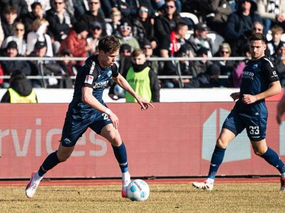 Casper Terho SC Paderborn 07, 24 on the ball, GER, SSV Ulm 1846 vs SC Paderborn 07, Football, 2 Bundesliga, Season 2024 2025, 08 02 2025, DFB DFL regulations prohibit any use of photographs as image sequences and or quasi video GER, SSV Ulm 1846 vs SC Paderborn 07, Football, 2 Bundesliga, Season 2024 2025, 08 02 2025 Ulm Copyright: xMichaelxSchmidt Eibner-Pressefotx EP_MST