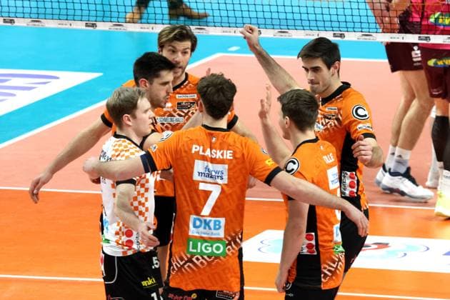DEU, DVV, 1 VBL, BR Volleys vs Netzhoppers KW Bestensee, 08 02 2025, Max Schmeling Halle, Berlin, DEU, DVV, 1 VBL, BR Volleys vs Netzhoppers KW Bestensee, in the picture BR Volleys player circle Photo Juergen Engler nordphoto GmbH nordphotoxGmbHx xEngler nph00076