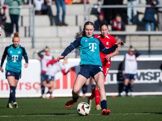 Carlotta Imping FC Koeln, 14 on the ball, GER, SC Freiburg vs 1 FC Koeln, Football Google Pixel Womens Bundesliga, 15 Matchday, Season 2024 2025, 15 02 2025 DFB regulations prohibit any use of photographs as image sequences and or quasi video GER, SC Freiburg vs 1 FC Koeln, Football Google Pixel Womens Bundesliga, 15 Matchday, Season 2024 2025, 15 02 2025 Freiburg Copyright: xEibner-Pressefoto Memmlerx EP_MMR