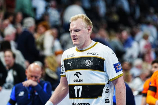Patrick Wiencek THW Kiel, 17 GER, THW Kiel vs FC Porto, Handball, EHF European League, Main Round, Matchday 2, Season 2024 2025, 18 02 2025 GER, THW Kiel vs FC Porto, Handball, EHF European League, Main Round, Matchday 2, Season 2024 2025, 18 02 2025 Kiel Copyright: xEibner-Pressefoto MarcelxvonxFehrnx EP_MFN