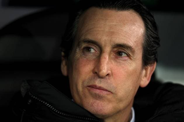 Brugge, Belgium, 4th March 2025. Unai Emery, manager of Aston Villa during the UEFA Champions League match Club Brugge vs Aston Villa at Jan Breydel Stadium, Brugge. Picture credit should read: Paul Terry Sportimage EDITORIAL USE ONLY. No use with unauthorised audio, video, data, fixture lists, club league logos or live services. Online in-match use limited to 120 images, no video emulation. No use in betting, games or single club league player publications. SPI_019_PT_Brugge_Aston_Villa SPI-3725-0014