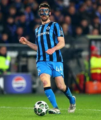 Brandon Mechele of Club Brugge. Club Brugge v Aston Villa, UEFA Champions League, Round of 16, First Leg, Football, Jan Breydel Stadium, Brugge, Belgium - 04 Mar 2025 EDITORIAL USE ONLY No use with unauthorised audio, video, data, fixture lists, club league logos or live services. Online in-match use limited to 120 images, no video emulation. No use in betting, games or single club league player publications. Copyright: xJamesxMarsh Shutterstockx 15176976cn