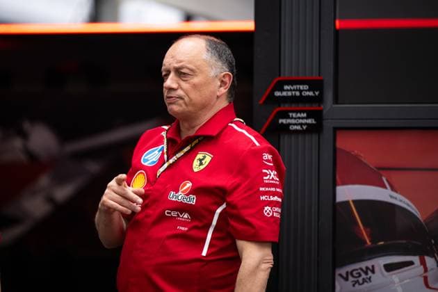 Frederic Vasseur Scuderia Ferrari HP, Team Principal , AUS, Formula 1 World Championship, Luis Vuitton Australian Grand Prix, Albert Park Circuit Melbourne, Media Day, 2025 season, 13 03 2025 AUS, Formula 1 World Championship, Luis Vuitton Australian Grand Prix, Albert Park Circuit Melbourne, Media Day, 2025 season, 13 03 2025 Melbourne Copyright: xEibner-Pressefoto Memmlerx EP_MMR