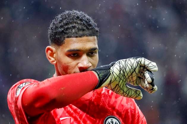 Kaua Santos Eintracht Frankfurt, 40 , Football, UEFA Europa League, Round of 16, 2024 2025, Eintracht Frankfurt vs Ajax Amsterdam, 13 03 2025, Frankfurt Stadion, Frankfurt am Main, Germany Frankfurt am Main Frankfurt Stadion Hessen Germany Copyright: xGrantxHubbsx