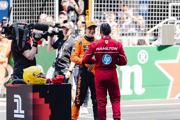 Formula 1 Heineken Chinese Grand Prix 2025 Jun Da Tan OVERTAKE MAXPPP - Shanghai 02 07 2023 44 HAMILTON Lewis (gbr), Scuderia Ferrari, portrait 81 PIASTRI Oscar (aus), McLaren F1 Team, portrait during the Formula 1 Heineken Chinese Grand Prix 2025, the 2nd round of the 2025 FIA Formula 1 World Championship, WM, Weltmeisterschaft at the Shanghai International Circuit from March 20 to 23, 2025, in Shanghai, China Shanghai China Copyright: xOVERTAKE MAXPPPxJunxDaxTanx OVT202503227809 OVT202503227809