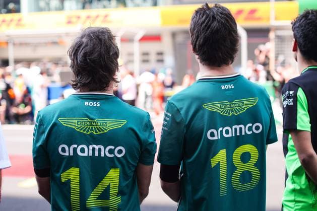 F1 - CHINESE GRAND PRIX 2025 ALONSO Fernando (spa), Aston Martin F1 Team AMR25, portrait and STROLL Lance (can), Aston Martin F1 Team AMR25, portrait during the Formula 1 Heineken Chinese Grand Prix 2025, 2nd round of the 2025 FIA Formula One World Championship, WM, Weltmeisterschaft from March 21 to 23, 2025 on the Shanghai International Circuit, in Shanghai, China - ShanghaiChina Copyright: xEricxAlonsox
