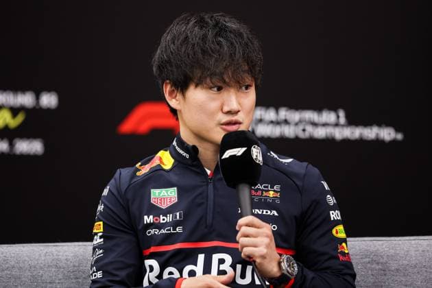 F1 - JAPANESE GRAND PRIX 2025 TSUNODA Yuki (jap), Red Bull Racing RB21, portrait press conference, PK, Pressekonferenz during the Formula 1 Lenovo Japanese Grand Prix 2025, 3rd round of the 2025 FIA Formula One World Championship, WM, Weltmeisterschaft from April 4 to 6, 2025 on the Suzuka Circuit, in Suzuka, Japan - SuzukaJapan Copyright: xEricxAlonsox