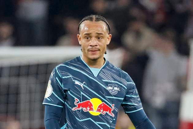 Xavi Simons RB Leipzig, 10 , Germany, Football, DFB Cup, Semifinal, 2024 2025, VfB Stuttgart vs RB Leipzig, 02 04 2025, MHP Arena, Stuttgart, Germany DFB REGULATIONS PROHIBIT ANY USE OF PHOTOGRAPHS AS IMAGE SEQUENCES AND OR QUASI VIDEO Stuttgart MHP Arena Baden Württemberg Germany Copyright: xGrantxHubbsx