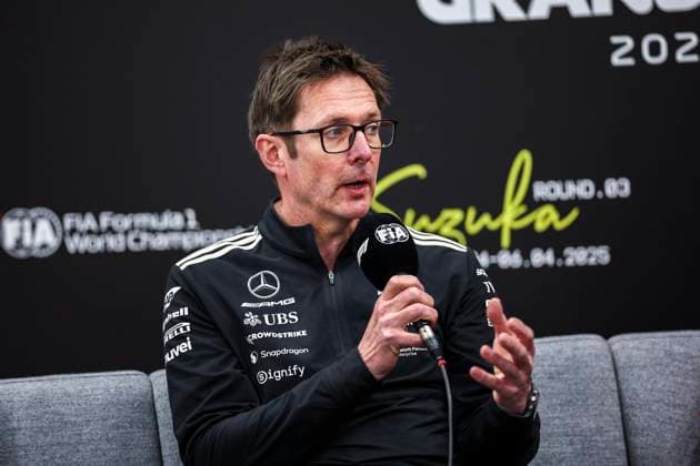F1 - JAPANESE GRAND PRIX 2025 SHOVLIN Andrew, of Mercedes AMG F1 Team, portrait, press conference, PK, Pressekonferenz during the Formula 1 Lenovo Japanese Grand Prix 2025, 3rd round of the 2025 FIA Formula One World Championship, WM, Weltmeisterschaft from April 4 to 6, 2025 on the Suzuka Circuit, in Suzuka, Japan - SuzukaJapan Copyright: xEricxAlonsox