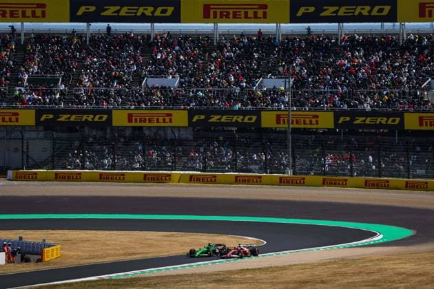 F1 - JAPANESE GRAND PRIX 2025 16 LECLERC Charles (mco), Scuderia Ferrari SF-25, 27 HULKENBERG Nico (ger), Stake F1 Team Kick C45, action during the Formula 1 Lenovo Japanese Grand Prix 2025, 3rd round of the 2025 FIA Formula One World Championship, WM, Weltmeisterschaft from April 4 to 6, 2025 on the Suzuka Circuit, in Suzuka, Japan - SuzukaJapan Copyright: xANTONINxVINCENTx