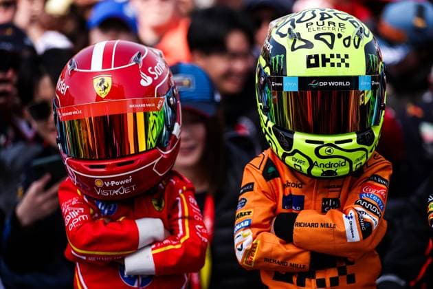 F1 - JAPANESE GRAND PRIX 2025 Japanese fans of LECLERC Charles (mco), Scuderia Ferrari SF-25, portrait, NORRIS Lando (gbr), McLaren F1 Team MCL39, portrait during the Formula 1 Lenovo Japanese Grand Prix 2025, 3rd round of the 2025 FIA Formula One World Championship, WM, Weltmeisterschaft from April 4 to 6, 2025 on the Suzuka Circuit, in Suzuka, Japan - SuzukaJapan Copyright: xEricxAlonsox