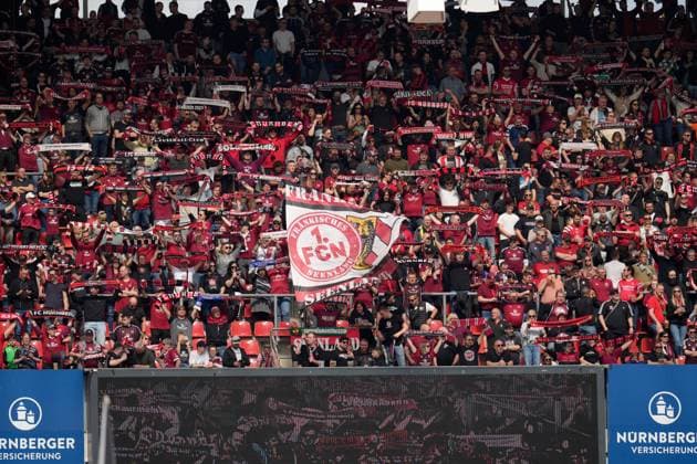 1 FC Nuernberg Fans GER, 1 FC Nuernberg vs Hamburger SV, 2 Bundesliga, 28 Matchday, Season 2024 2025, 05 04 2025 DFL REGULATIONS PROHIBIT ANY USE OF PHOTOGRAPHS AS IMAGE SEQUENCES AND OR QUASI VIDEO GER, 1 FC Nuernberg vs Hamburger SV, 2 Bundesliga, 28 Matchday, Season 2024 2025, 05 04 2025 Nuernberg Copyright: xEibner-Pressefoto ScottxColemanx EP_SCN