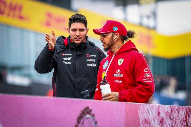 F1 - JAPANESE GRAND PRIX 2025 OCON Esteban (fra), Haas F1 Team VF-25, HAMILTON Lewis (gbr), Scuderia Ferrari SF-25, portrait during the Formula 1 Lenovo Japanese Grand Prix 2025, 3rd round of the 2025 FIA Formula One World Championship, WM, Weltmeisterschaft from April 4 to 6, 2025 on the Suzuka Circuit, in Suzuka, Japan - SuzukaJapan Copyright: xEricxAlonsox