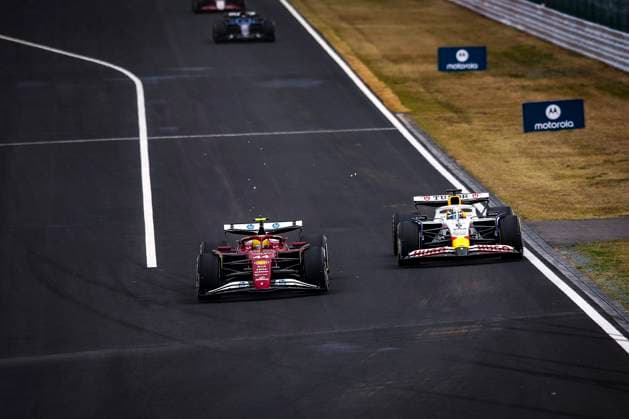 F1 - JAPANESE GRAND PRIX 2025 44 HAMILTON Lewis (gbr), Scuderia Ferrari SF-25, 06 HADJAR Isack (fra), Visa Cash App RB F1 Team VCARB02, action during the Formula 1 Lenovo Japanese Grand Prix 2025, 3rd round of the 2025 FIA Formula One World Championship, WM, Weltmeisterschaft from April 4 to 6, 2025 on the Suzuka Circuit, in Suzuka, Japan - SuzukaJapan Copyright: xEricxAlonsox