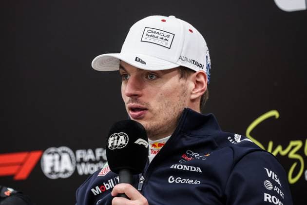 F1 - JAPANESE GRAND PRIX 2025 VERSTAPPEN Max (ned), Red Bull Racing RB21, portrait press conference, PK, Pressekonferenz during the Formula 1 Lenovo Japanese Grand Prix 2025, 3rd round of the 2025 FIA Formula One World Championship, WM, Weltmeisterschaft from April 4 to 6, 2025 on the Suzuka Circuit, in Suzuka, Japan - SuzukaJapan Copyright: xEricxAlonsox