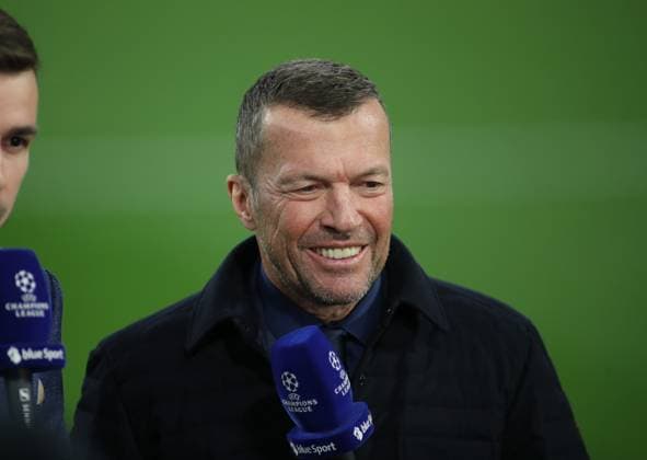 Soccer, Men, Champions League, Season 2024 2025, FC Bayern Munich Inter Milan, Quarterfinal first leg, Allianz Arena Lothar Matthäus, former soccer player and TV expert, head, portrait, smile