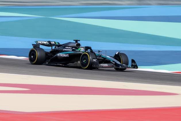 Frederik Vesti Mercedes AMG Petronas F1 Team, Denmark, 72 , BAH, Formula 1 World Championship, Gulf Air Grand Prix of Bahrain, Bahrain International Circuit, Free Practice, 2025 Season, 11 04 2025 BAH, Formula 1 World Championship, Gulf Air Grand Prix of Bahrain, Bahrain International Circuit, Free Practice, 2025 Season, 11 04 2025 Sakhir Copyright: xEibner-Pressefoto Memmlerx EP_MMR