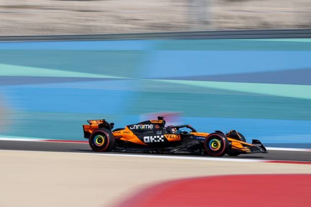 Oscar Piastri McLaren Formula 1 Team, Australia, 81 , BAH, Formula 1 World Championship, Gulf Air Grand Prix of Bahrain, Bahrain International Circuit, Free Practice, 2025 season, 11 04 2025 BAH, Formula 1 World Championship, Gulf Air Grand Prix of Bahrain, Bahrain International Circuit, Free Practice, 2025 season, 11 04 2025 Sakhir Copyright: xEibner-Pressefoto Memmlerx EP_MMR