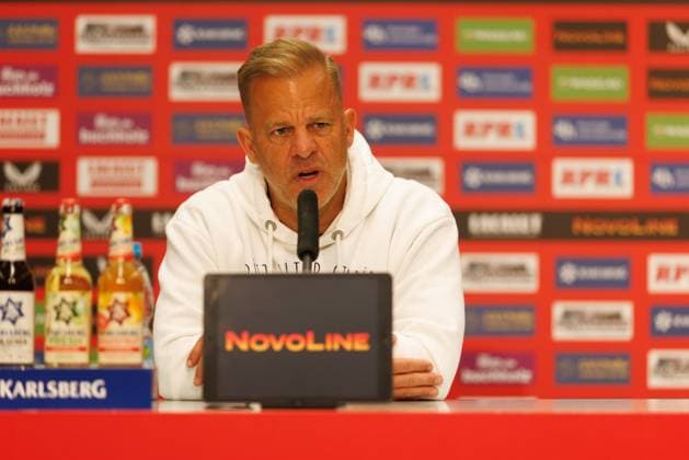 Markus Anfang Coach 1 FC Kaiserslautern at the post-match press conference, 1 FC Kaiserslautern vs 1 FC Nuernberg, Soccer, Bundesliga 2, Season 2024 2025, Matchday 29, 12 04 2025 1 FC Kaiserslautern vs 1 FC Nuernberg, Soccer, Bundesliga 2, Season 2024 2025, Matchday 29, 12 04 2025 Copyright: xEibner-Pressefoto AlexanderxNeisx EP_ANS