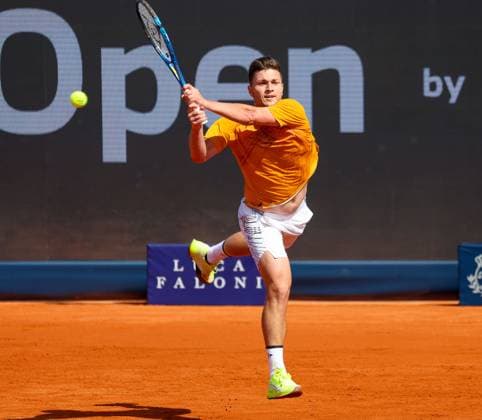 Miomir Kecmanovic Serbia , GER, BMW Open by Bitpanda, Miomir Kecmanovic Serbia vs Marcos Giron USA , Tennis, ATP 500, Men, 14 04 2025, GER, BMW Open by Bitpanda, Miomir Kecmanovic Serbia vs Marcos Giron USA , Tennis, ATP 500, Men, 14 04 2025 Munich Copyright: xEibner-Pressefoto JennixMaulx EP_JML