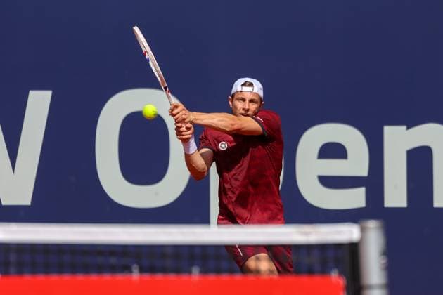 Tallon Griekspoor Netherlands , GER, BMW Open by Bitpanda, Tallon Griekspoor Netherlands vs Learner Tien USA , Tennis, ATP 500, Men, 14 04 2025, GER, BMW Open by Bitpanda, Tallon Griekspoor Netherlands vs Learner Tien USA , Tennis, ATP 500, Men, 14 04 2025 Munich Copyright: xEibner-Pressefoto JennixMaulx EP_JML