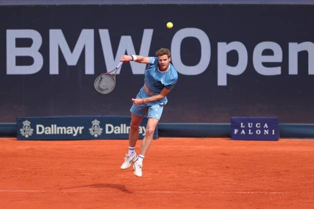 Yannick Hanfmann GER Tennis BMW Open 2025 ATP 500 MTTC Iphitos Munich Germany April 15, 2025 Copyright: xJuergenxHasenkopfx