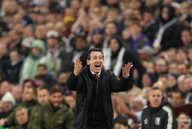 Unai Emery Manager of Aston Villa Aston Villa v Paris Saint-Germain, UEFA Champions League, Quarter-Finals, 2nd Leg, Football, Villa Park, Birmingham, UK - 15 Apr 2025 EDITORIAL USE ONLY No use with unauthorised audio, video, data, fixture lists, club league logos or live services. Online in-match use limited to 120 images, no video emulation. No use in betting, games or single club league player publications. Copyright: xRyanxBrowne Shutterstockx 15253922dz