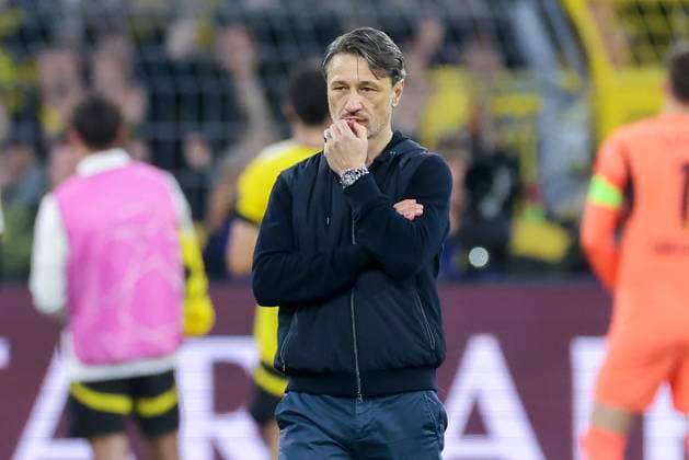 Coach Nico Kovac Borussia Dortmund looks dejected, UEFA Champions League 2024 25 Quarter Final Second Leg, Borussia Dortmund and FC Barcelona, Signal Iduan Park on April 15, 2025 in Dortmund, Germany Photo by Marco Steinbrenner DeFodi Images Coach Nico Kovac Borussia Dortmund looks dejected, UEFA Champions League 2024 25 Quarter Final Second Leg, Borussia Dortmund and FC Barcelona, BVB Stadion Dortmund, April 15, 2025 in Dortmund, Germany Photo by Marco Steinbrenner DeFodi Images