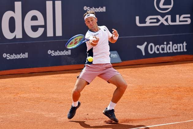 Casper Ruud (NOR), APRIL15, 2025 - Tennis : Casper Ruud during singles 1st round match against Daniel Elahi Galan on the Barcelona Open Banc Sabadell tennis tournament at the Real Club de Tenis de Barcelona in Barcelona, Spain. Noxthirdxpartyxsales (287803874)
